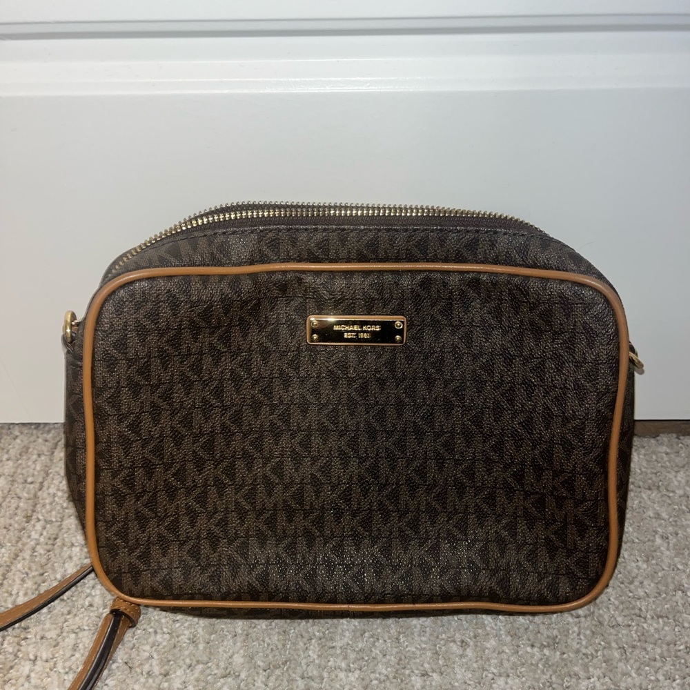 Michael Kors Signature Logo Patterned Bag